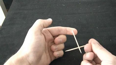 What is a toothpick trick?