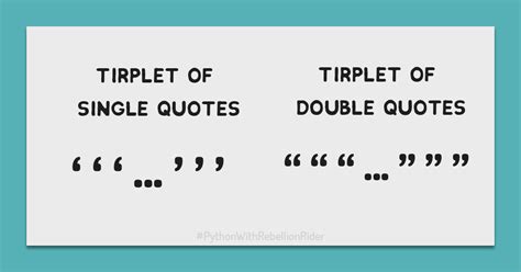 What is a triple quote?