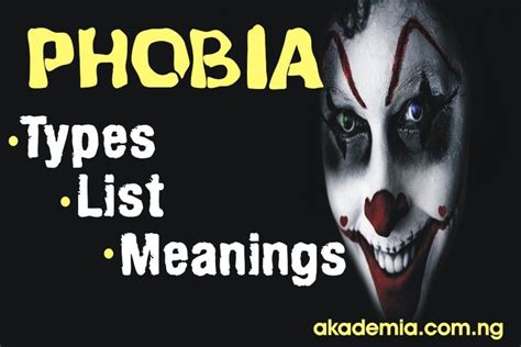 What is a true phobia?