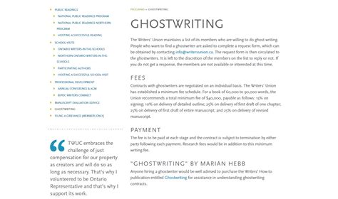 What is a typical ghostwriting fee?