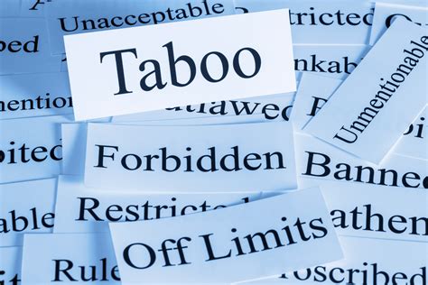What is a typical taboo?
