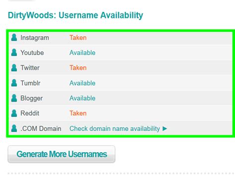 What is a username format?