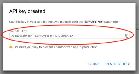 What is a valid API key?