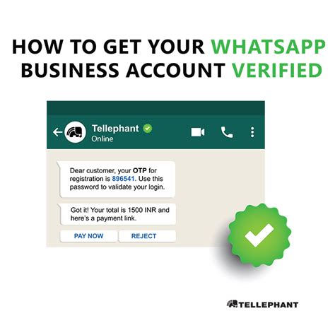 What is a verified business number on WhatsApp?