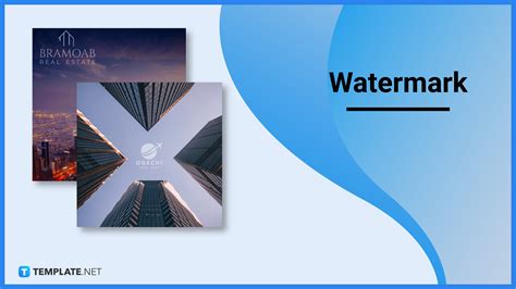 What is a watermark example?