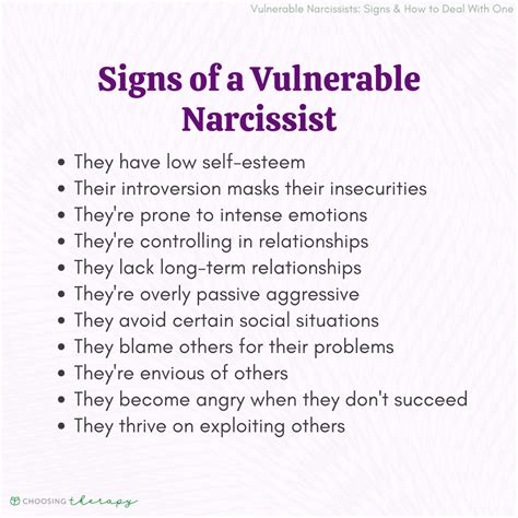What is a weak narcissist?