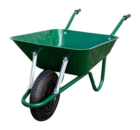 What is a wheelbarrow made of?