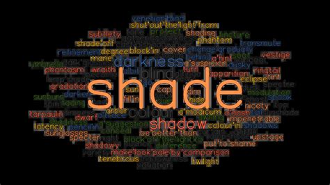 What is a word for shaded?