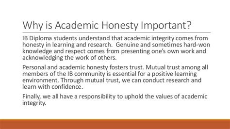 What is academic honesty and why is it important?