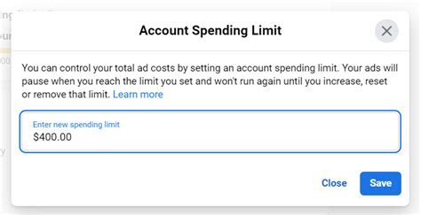 What is account spend limit?