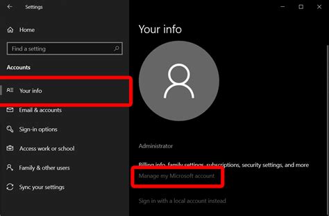 What is administrator password in Windows 10 HP?