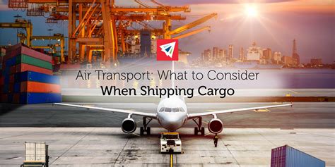 What is air transport for goods?