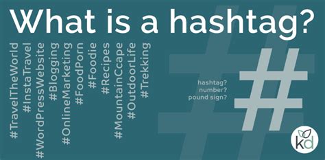 What is allowed in a hashtag?