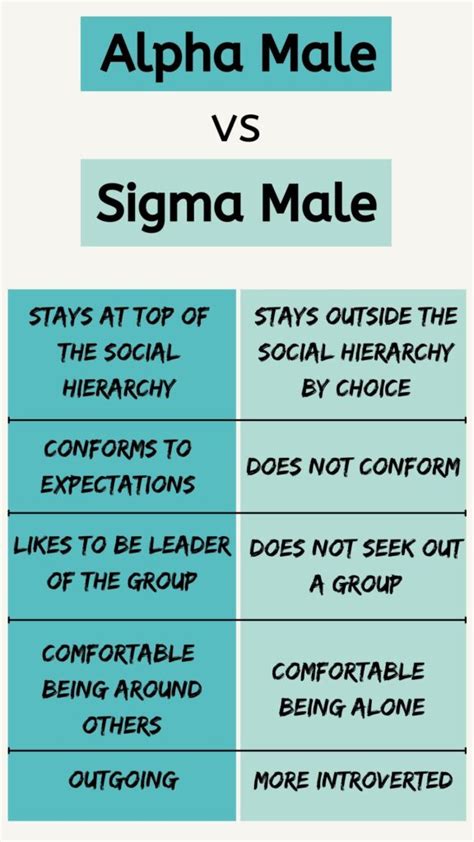 What is alpha male signs?