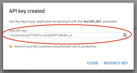 What is an API key key?