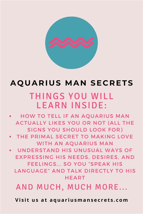 What is an Aquarius man love language?