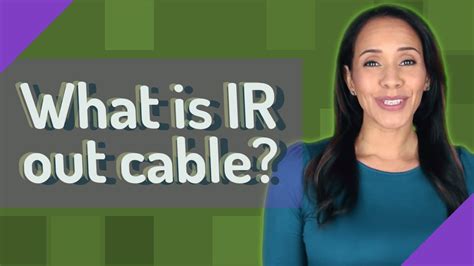 What is an IR out?