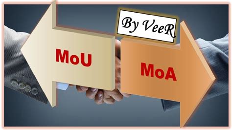 What is an MOA vs MOU?