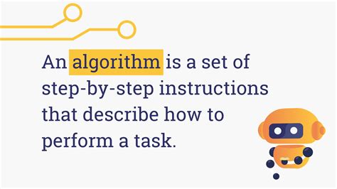 What is an algorithm for students?