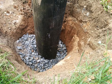 What is an alternative to digging post holes?