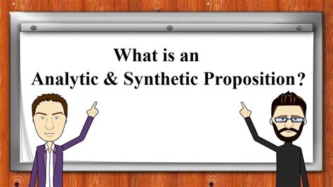 What is an analytic proposition?