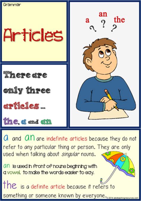 What is an article in speech?