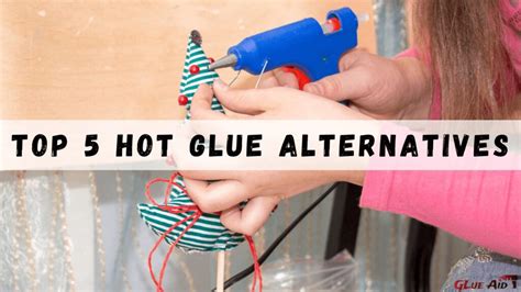 What is an eco-friendly alternative to hot glue?