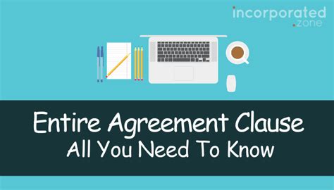 What is an entire agreement clause called?