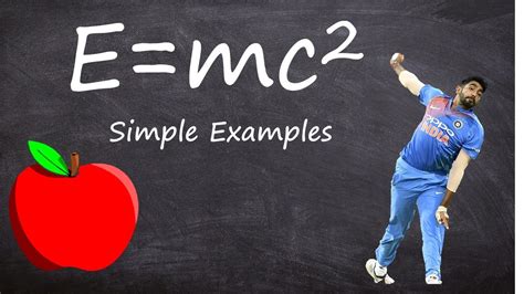 What is an example of E mc2 in real life?