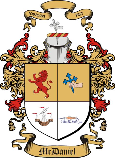 What is an example of a family crest?