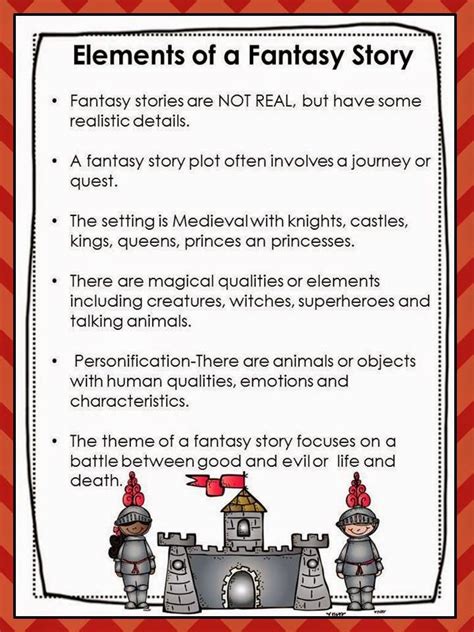 What is an example of a fantasy story?