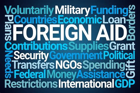 What is an example of a foreign aid?
