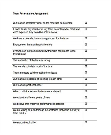 What is an example of a performance assessment?