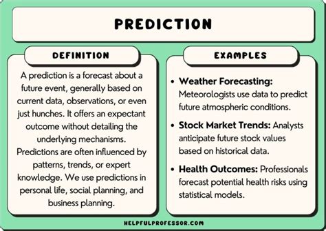 What is an example of a prediction skill?