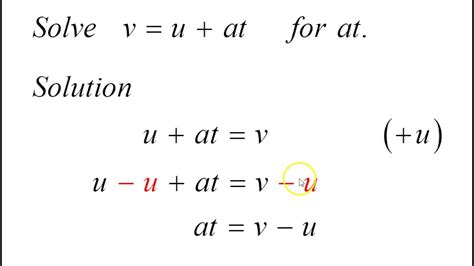 What is an example of a transpose formula?