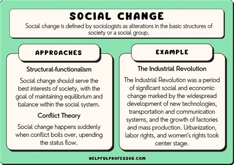 What is an example of an alternative social change?