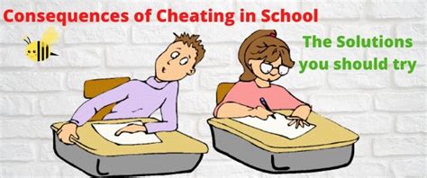 What is an example of cheating in high school?