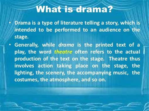 What is an example of classical drama?