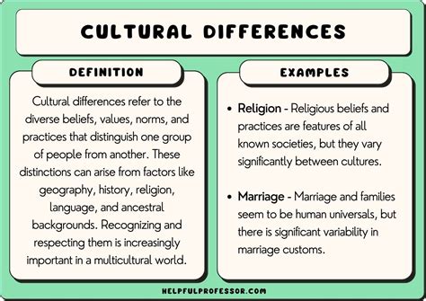 What is an example of cultural understanding?