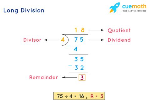 What is an example of division division?