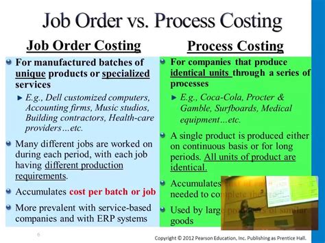 What is an example of job order costing?