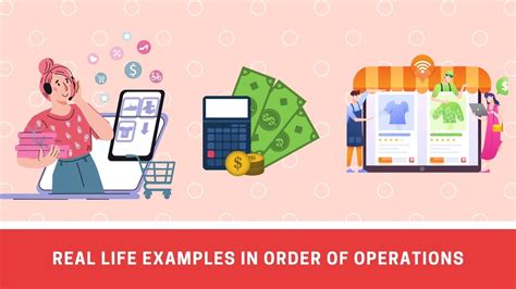 What is an example of order of operations in real life?