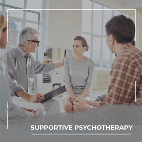 What is an example of supportive therapy?