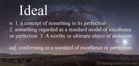 What is an ideal simple definition?