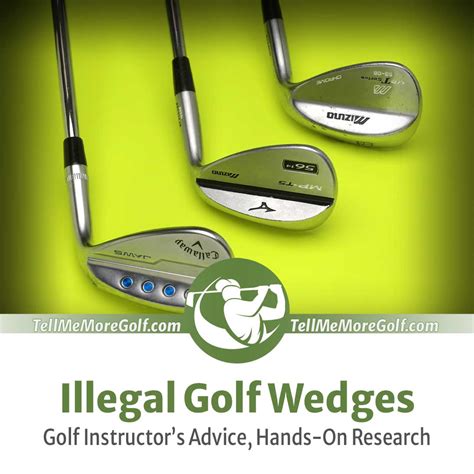 What is an illegal wedge in golf?