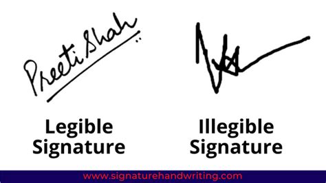 What is an illegible signature?