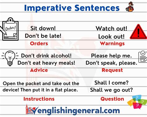 What is an imperative in grammar?