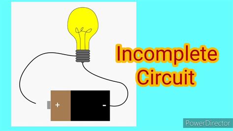 What is an incomplete circuit?