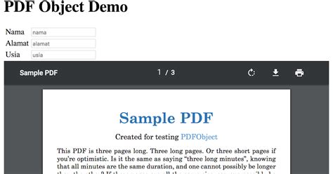 What is an inline PDF?