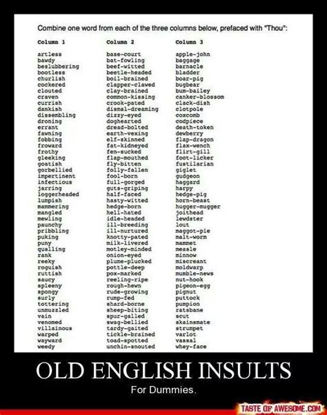 What is an insult in American English?